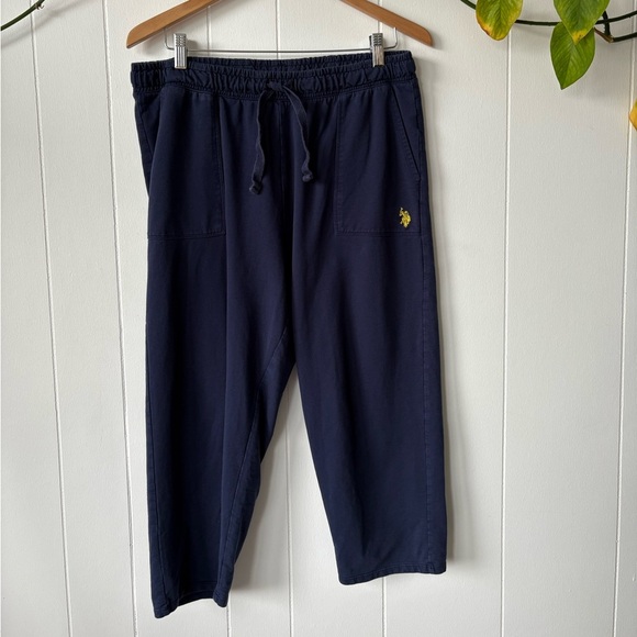 Polo Men's Navy Sweat Pants Cropped | XL - Picture 1 of 5